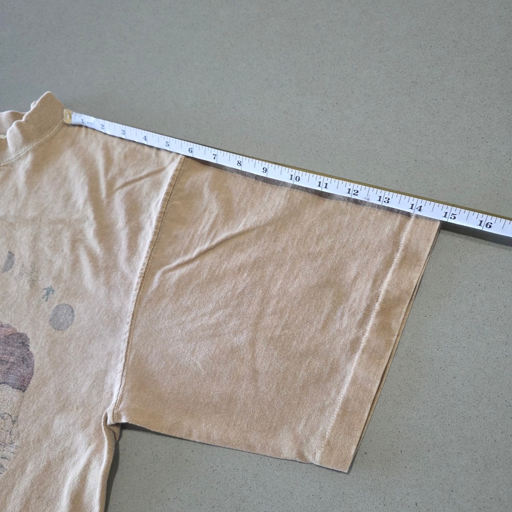Snowshoe Thompson Vintage Desert Mesa Graphic T-Shirt Tan Mens Large - Picture 3 of 9
